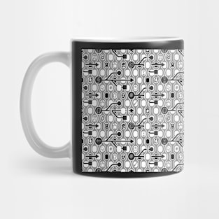 Geek spirit (Black and White) Mug